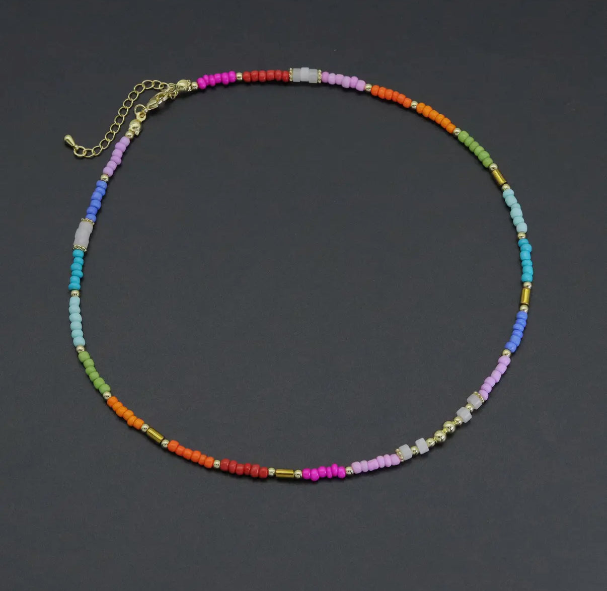 Multicolor Bead Necklace
