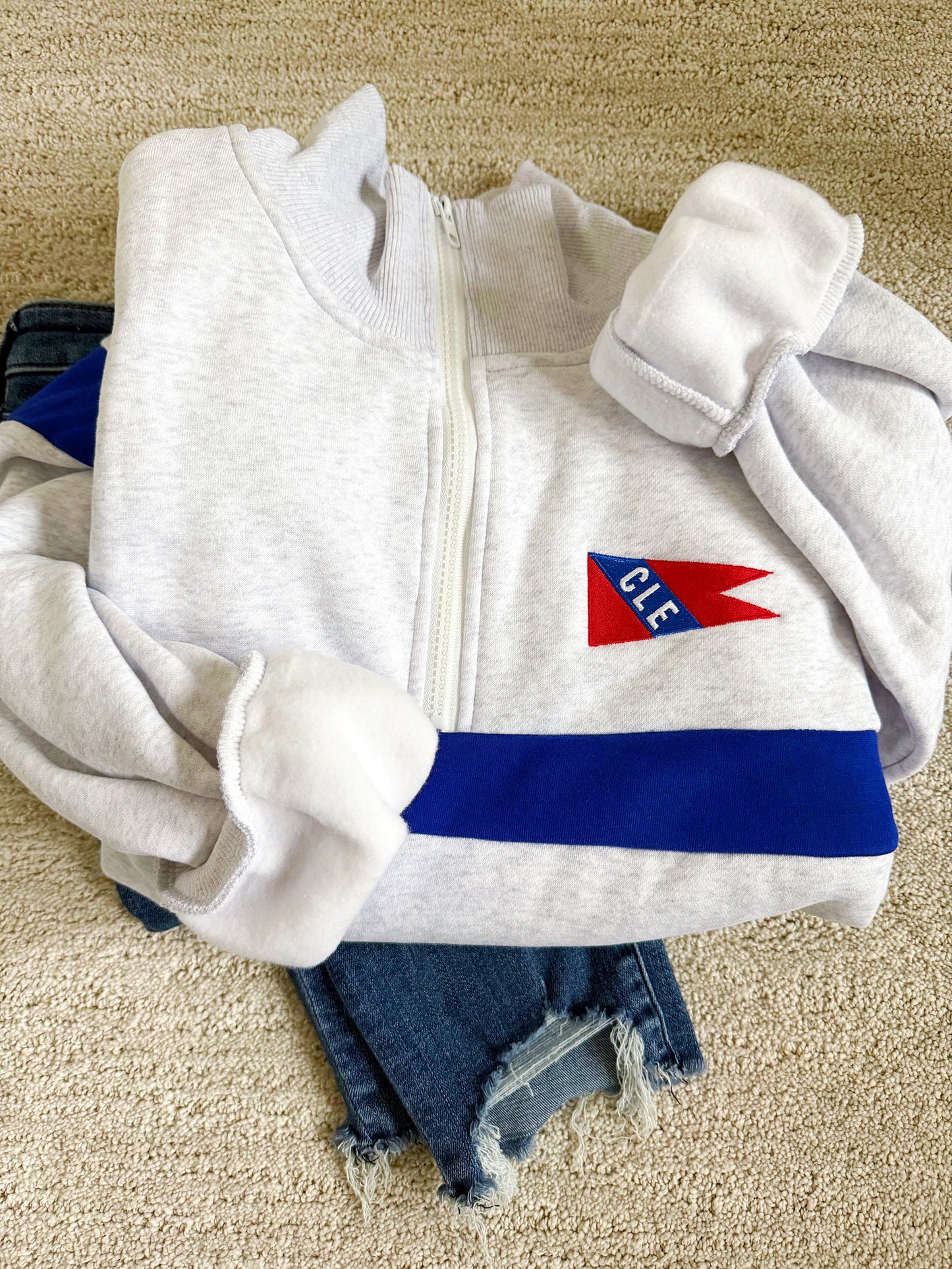 Flag Adult Quarter Zip