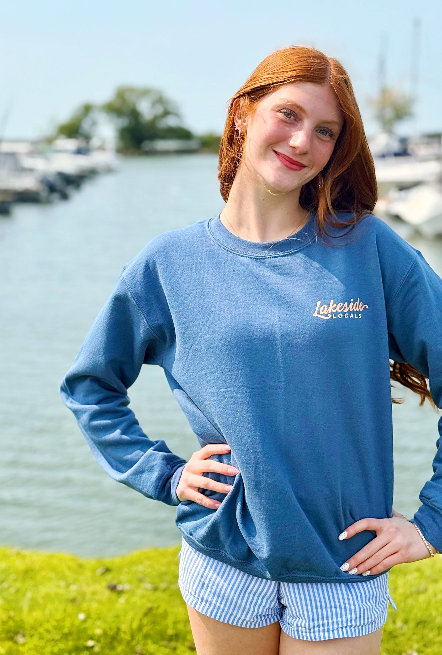 Lakeside Locals Adult Crewneck