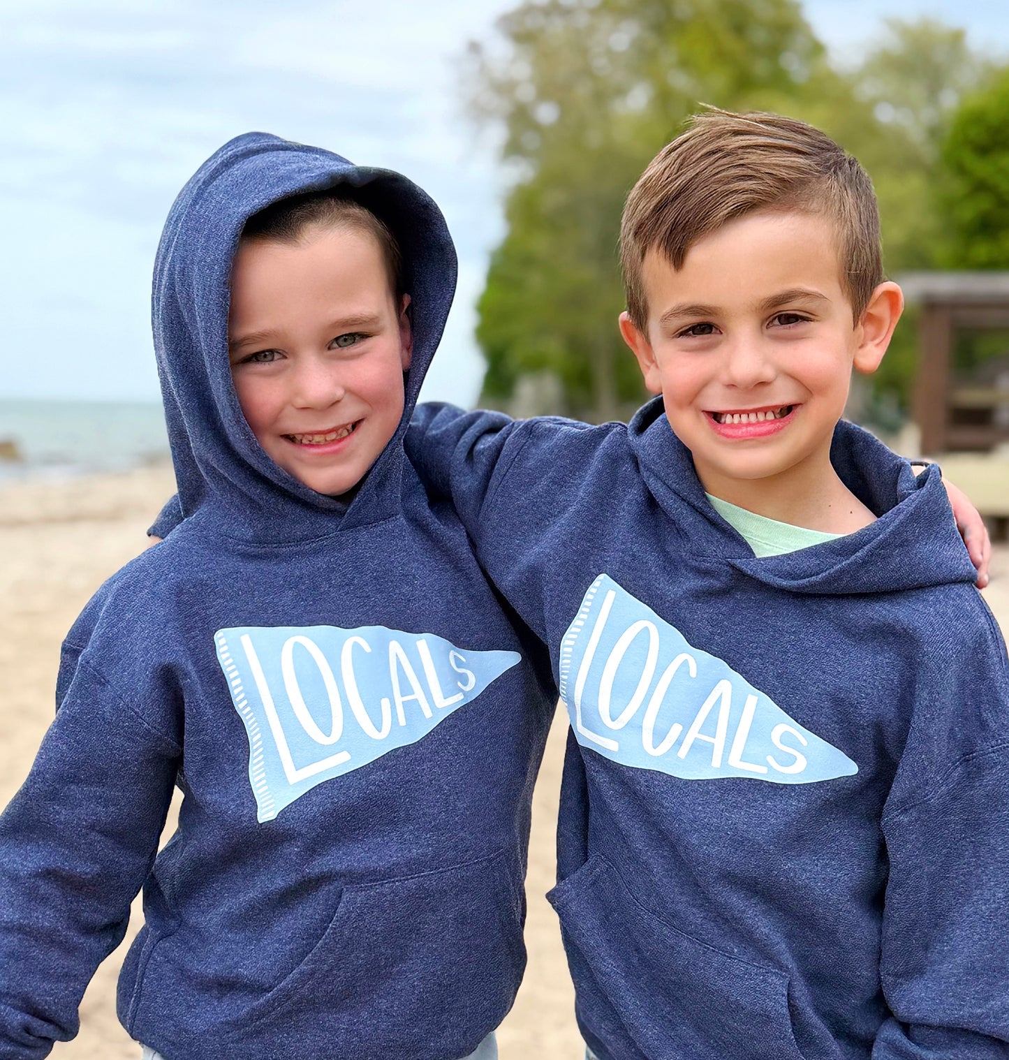 “Locals" Flag Youth Hoodie