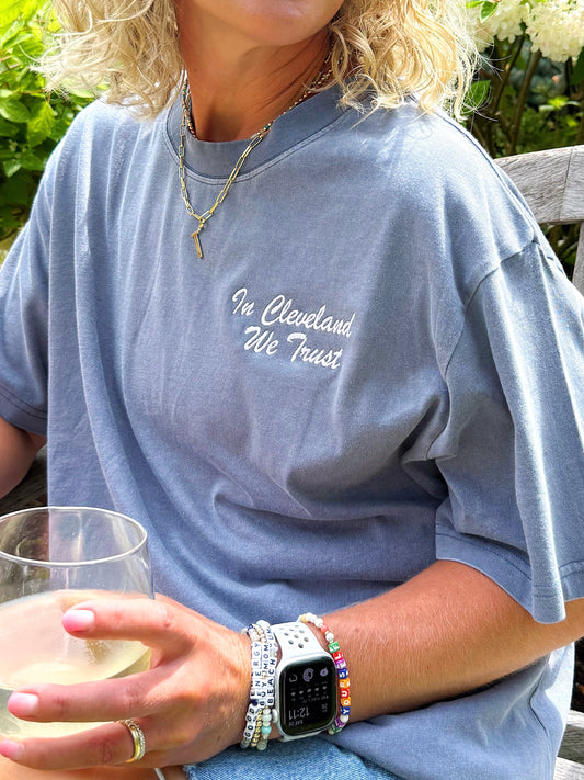 “In Cleveland We Trust” Boxy Tee