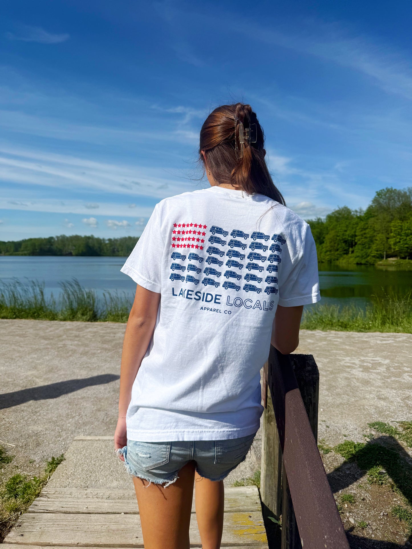 Wagon Flag Adult T-Shirt